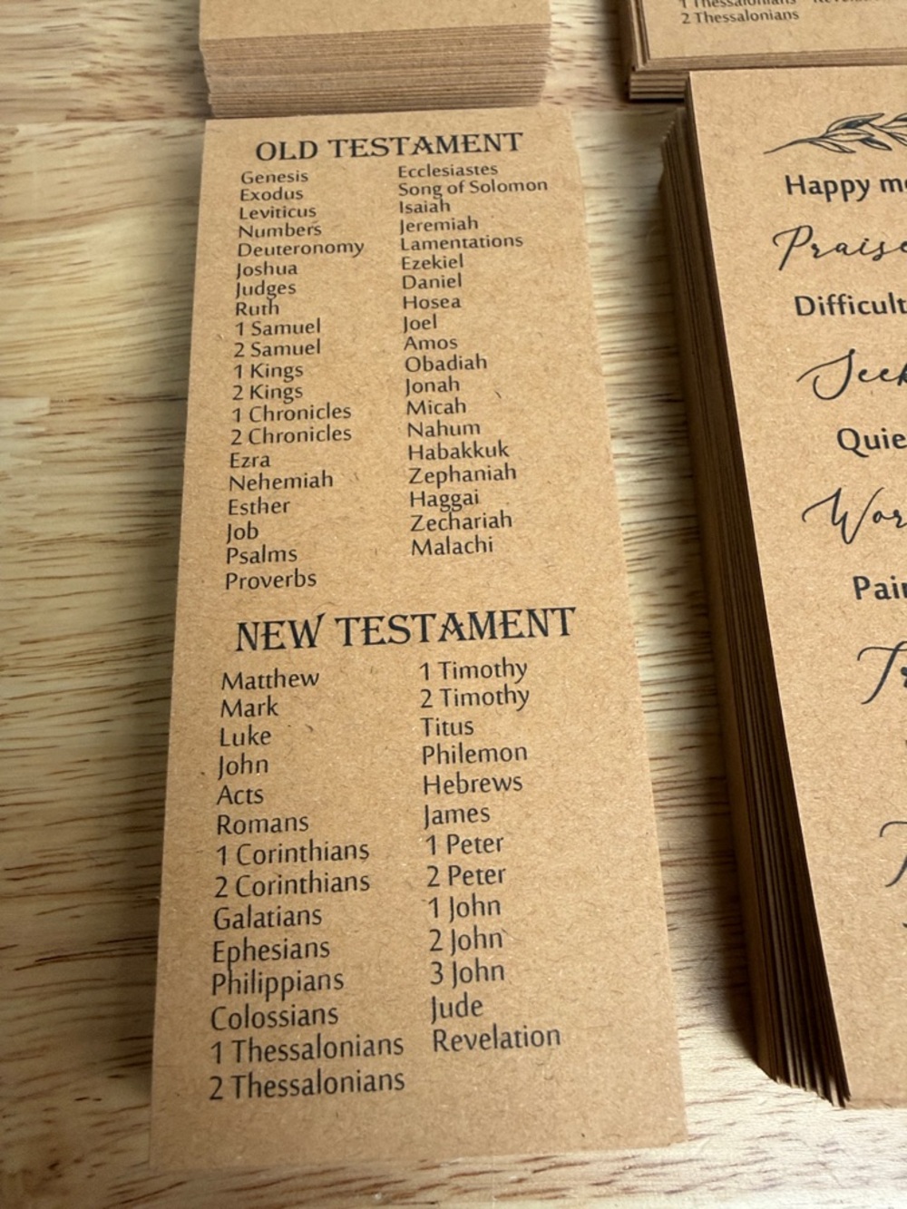 175 Scripted Faith Bookmarks - Picture 3 of 5